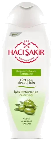 Hacı Şakir Şampuan Zeytinyağlı Tüm Saç Tipleri İçin 500 Ml
