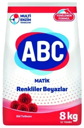 Abc Toz Deterjan Gül Tutkusu 8 Kg