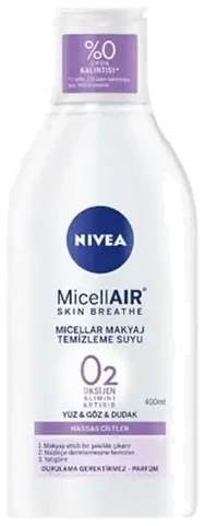 Nivea Yüz Bakımı Micellair Temizleme Suyu Hassas Ciltler 400 Ml