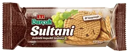 Eti Sultani Üzümlü Kepekli Bisküvi 123 Gr