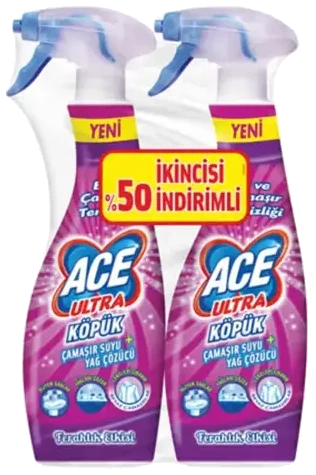 Ace Ultra Köpük Ferahlık Etkisi Avantaj Paketi (2X700 Ml)