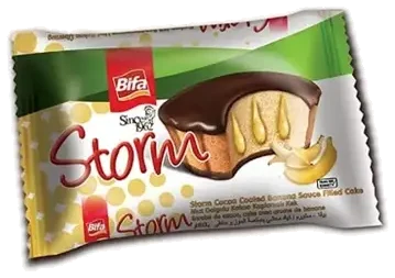 Bifa Muz Dolgulu Kakao Kaplamalı Kek 40 Gr