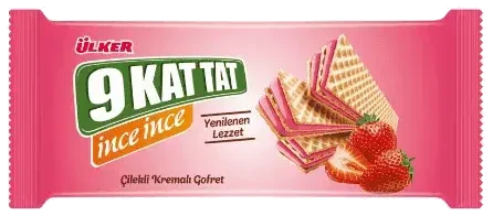 Ülker 9 Kat Tat İnce İnce Çilekli 114 Gr