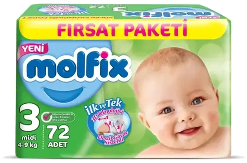 Molfix Fırsat Paketi No 3 72 Adet