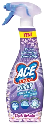 Ace Ultra Köpük Çamaşır Suyu Sprey Çiçek Kokulu 700 Ml