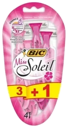 Bic Blister Çanta Üçlü Bıçak Miss Soleil 3+1 4 Adet