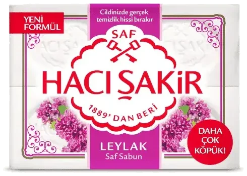 Hacı Şakir Kalıp Sabun Leylak 600 Gr