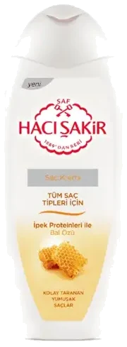 Hacı Şakir Saç Kremi Bal Tüm Saç Tipleri İçin 450 Ml