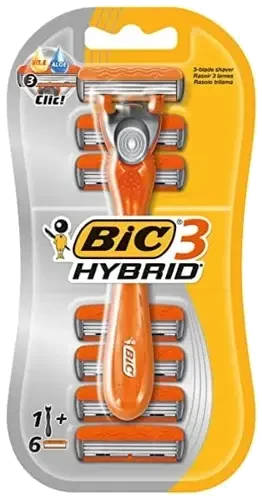 Bic Blister Çanta Üçlü Bıçak Hibrit 6 Adet