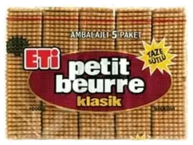 Eti Petit Beurre Bisküvi Klasik 1000 Gr
