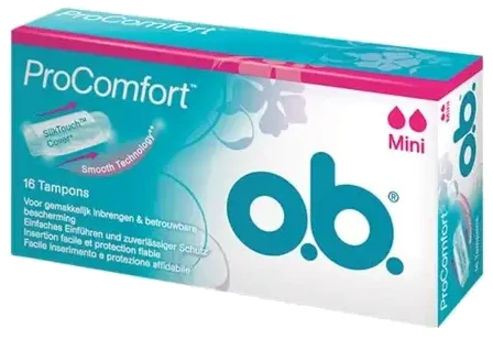 O.b. Tampons Procomfort Light Days Mini 16 Adet