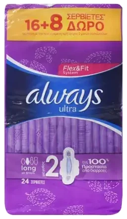 Always Ultra Pads Long 24