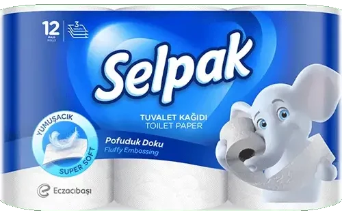 Selpak Tuvalet Kağıdı 12 Adet