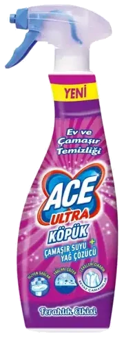 Ace Ultra Köpük Çamaşır Suyu Sprey Ferahlık Etkisi 700 Ml