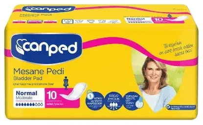 Canped Kadın Mesane Pedi Normal 10 Adet