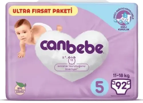 Canbebe Ultra Fırsat Paketi No 5 92 Adet