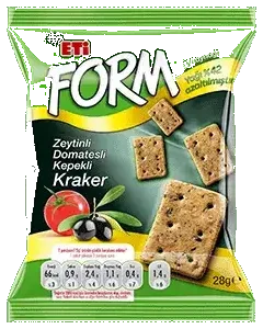 Eti Form Zeytinli Domatesli Kepekli Kraker 30 Gr