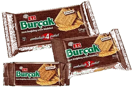 Eti Burçak Tam Buğday Unlu Bisküvi 393 Gr