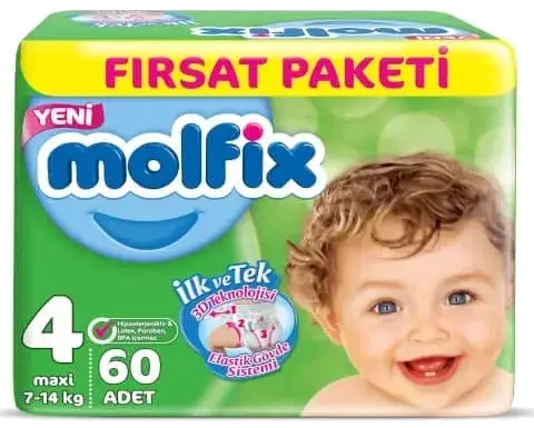 Molfix Fırsat Paketi No 4 60 Adet