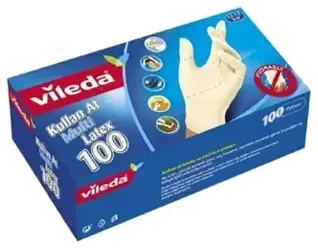 Vileda Tek Kullanımlık Eldiven (Orta-Büyük) 100 Adet