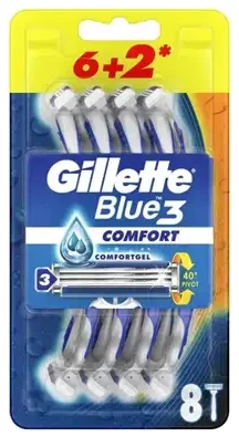 Gillette Blue 3 Comfort Disposable 8 Adet
