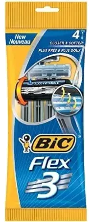 Bic Tek Kullanımlık Tıraş Bıçağı Üçlü Çanta 4'lü