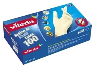 Vileda Tek Kullanımlık Eldiven (Küçük-Orta) 100 Adet