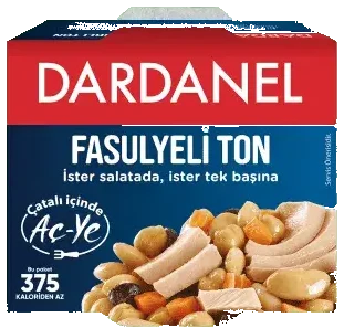 Dardanel Fasulyeli Ton Balığı 185 Gr