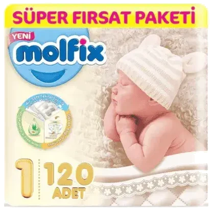 Molfix Süper Fırsat Paketi No 1 120 Adet