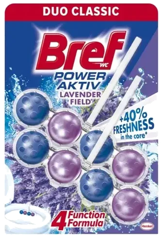 Bref Tuvalet Bloğu Klasik Power Aktif Lavanta İkili