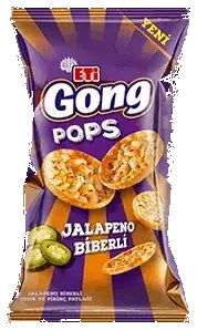 Eti Gong Pops Jalapenolu 80 Gr