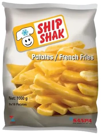 Sanpa Gıda Patates Kızartması Ship Shak (Parmak Cipsi) 1000 Gr