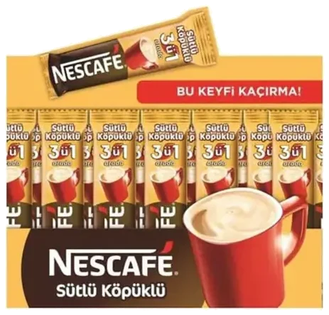 Nescafe 3'ü 1 Arada Süt Köpüğü 12 (10X18G)