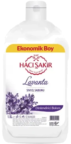 Hacı Şakir Sıvı Sabun Lavanta 1500 Ml