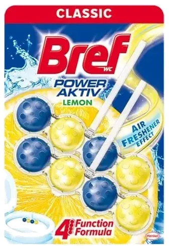Bref Tuvalet Bloğu Klasik Power Aktif Limon İkili