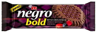 Eti Negro Bold Beyaz Çikolata & Orman Meyveli 100 Gr