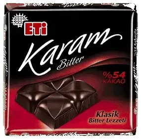Eti Karam %54 Kakaolu Bitter Çikolata 80 Gr