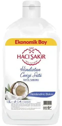 Hacı Şakir Sıvı Sabun Hindistan Cevizi 1500 Ml
