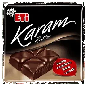 Eti Karam %45 Bitter Çikolatalı Kakao 80 Gr