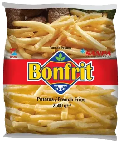 Sanpa Gıda Patates Kızartması Bonfrit (Parmak Cipsi) 2500 Gr