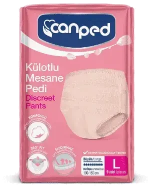 Canped Külotlu Mesane Pedi Büyük 9 Adet