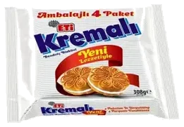 Eti Kremalı Sandviç Bisküvi 308 Gr