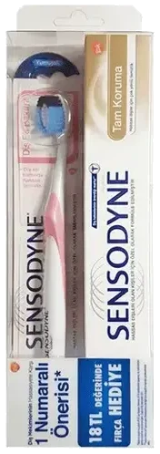 Sensodyne Tam Koruma Diş Macunu 75 Ml+Diş Eti Bakımı Diş Fırçası 1 Adet