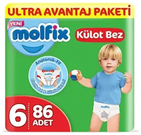 Molfix Külot Bez Ultra Avantaj Paketi No 6 (Kutu) 86 Adet