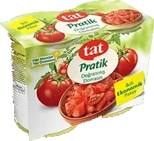 Tat 2'li Doğranmış Domates Paketi 800 Gr