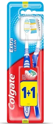 Colgate Extra Clean 1+1 Diş Fırçası 1 Adet