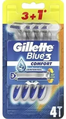 Gillette Blue 3 Comfort Disposable 4 Adet