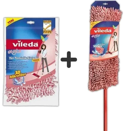 Vileda Style Clean System (Düz Mop) 1 Adet